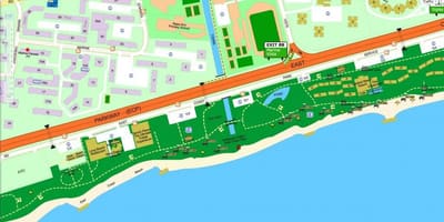 خريطة الشرق تكلفة بارك