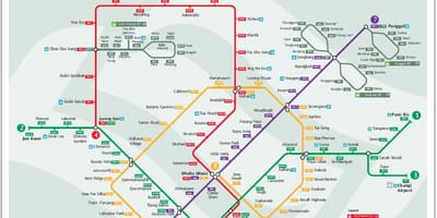 Lrt خريطة الطريق سنغافورة