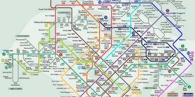 Lrt خريطة سنغافورة