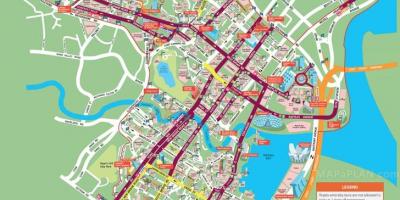 خريطة الشارع سنغافورة